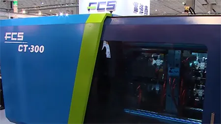 Plastic Injection Molding Machines at Exhibition