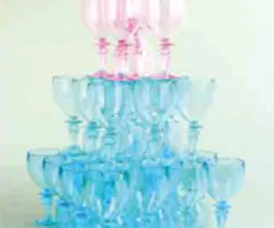 Plastic stemware